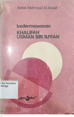 Cover of Kedermawanan Khalifah Usman Bin \'Affan
